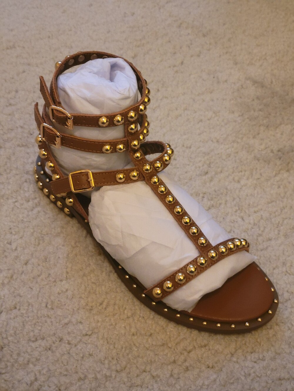 Tan Gladiator Sandel